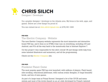 Tablet Screenshot of chrissilich.com